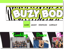 Tablet Screenshot of buzybodytumble.com